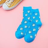 Street Tide Couple Cotton Socks Fruit Vegetables Series Pattern Pencil Beard Tomato Funny Harajuku Streetwear Happy Socks Women