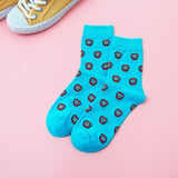 Street Tide Couple Cotton Socks Fruit Vegetables Series Pattern Pencil Beard Tomato Funny Harajuku Streetwear Happy Socks Women