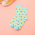 Street Tide Couple Cotton Socks Fruit Vegetables Series Pattern Pencil Beard Tomato Funny Harajuku Streetwear Happy Socks Women