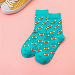 Street Tide Couple Cotton Socks Fruit Vegetables Series Pattern Pencil Beard Tomato Funny Harajuku Streetwear Happy Socks Women