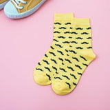 Street Tide Couple Cotton Socks Fruit Vegetables Series Pattern Pencil Beard Tomato Funny Harajuku Streetwear Happy Socks Women