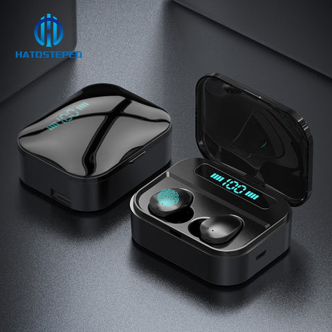 X7 Touch TWS True Wireless Earbuds Bluetooth Earphones Mini IPX7 Waterproof Headfrees with 3600mAh Power Bank For All Phone