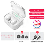 X7 Touch TWS True Wireless Earbuds Bluetooth Earphones Mini IPX7 Waterproof Headfrees with 3600mAh Power Bank For All Phone