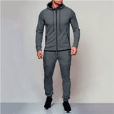 Hirigin 2 pieces Autumn Running tracksuit men Sweatshirt Sports Set Gym Clothes Men Sport Suit Training Suit Sport Wear