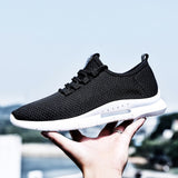 New Fashion Breathable Male Casual Shoes Mesh Comfortable Men Shoes Lace Up Wear-resistant Mens Sneakers Zapatillas Deportiva 47