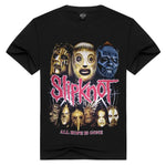 Summer Men/Women Slipknot t shirt Summer Tops Tees Wear the mask Rock T-shirt Men loose t-shirts Fashion Tshirts Plus Size